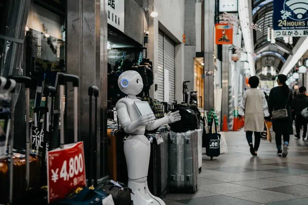 Robot Umanoidi all'Aeroporto di Tokyo Impiegati per la Gestione dei Bagagli