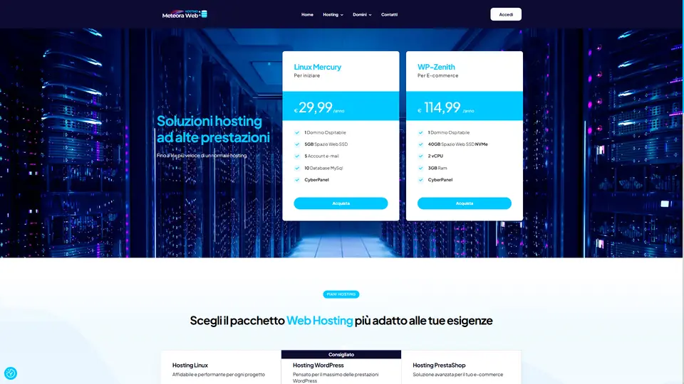 Meteora Web Hosting