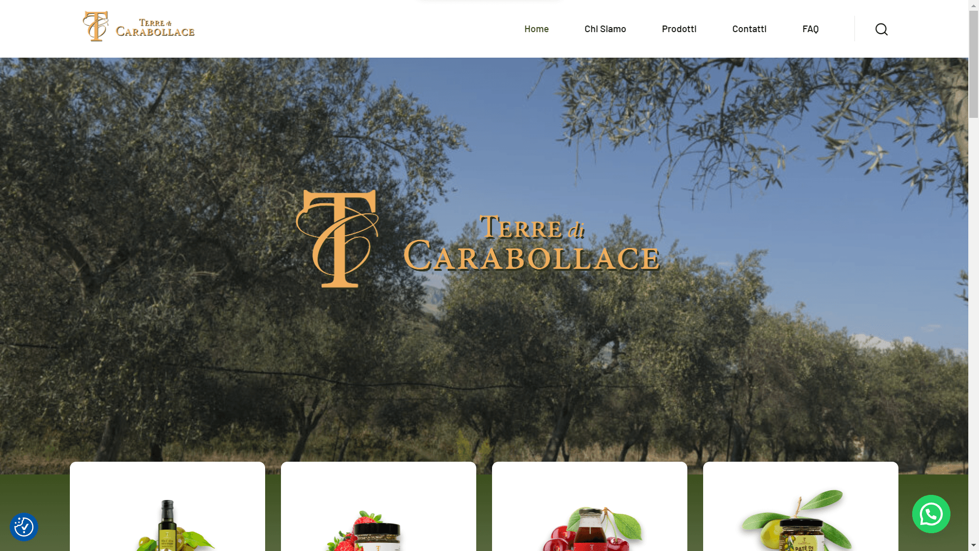Sito Web Terre di Carabollace