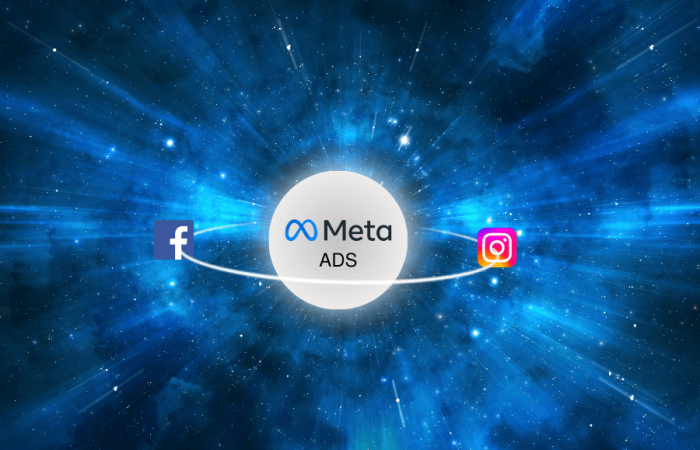 Immagine con il titolo Cos’è Meta Ads e perché è indispensabile per il tuo business, che rappresenta la pubblicità digitale nell'ecosistema Meta.